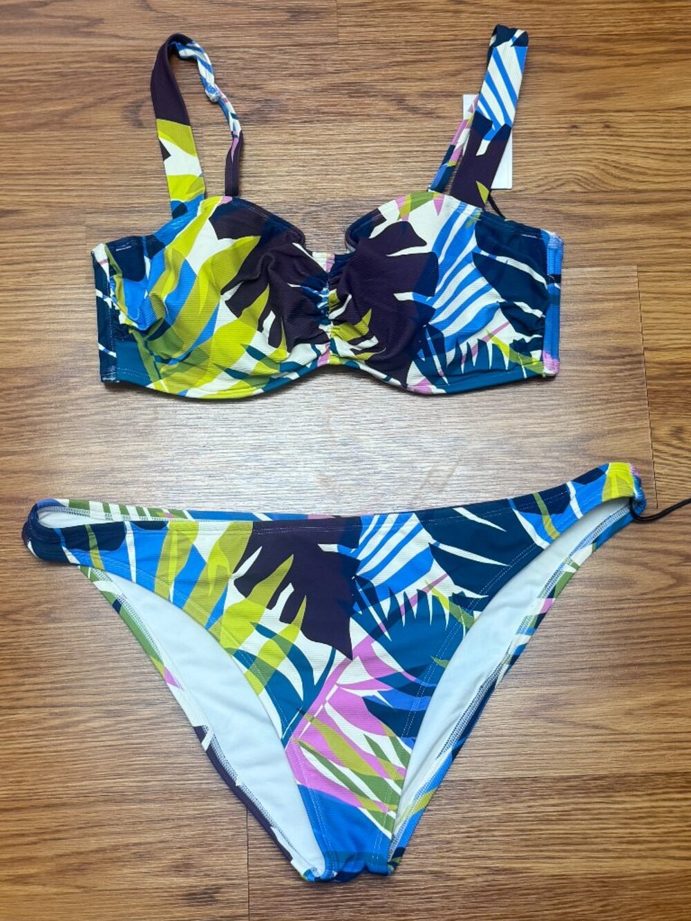 NWT Shade & Shore Tropical Print Bikini Set